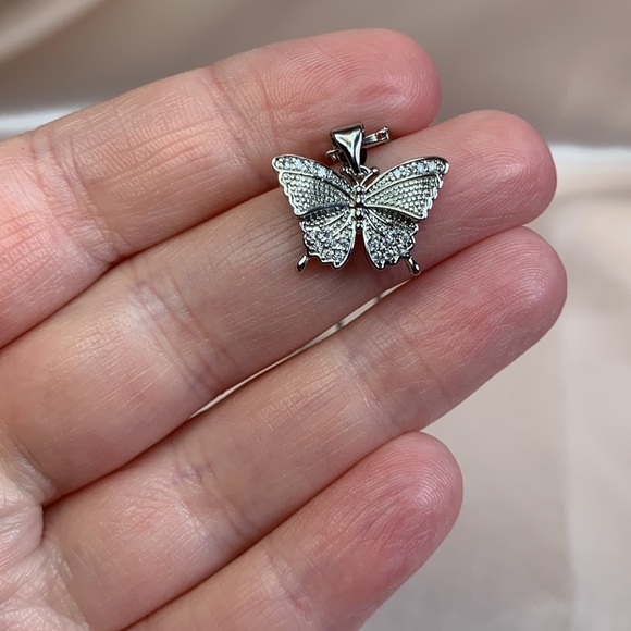 3 PC Set - NEW Pretty Bird Real White Gold Plated Necklaces 16-18" - Picture 13 of 15